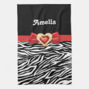 Search for black and white print tea towels Zebra
