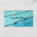 Search for swimming coach business cards Team