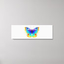 Search for rainbow butterfly canvas prints Colourful