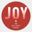 Search for red joy stickers Red and white