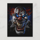 Recherche de visage de clown cartes postales Pour tous