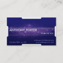 Search for starry night sky business cards Space
