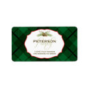 Search for hunter green return address labels Traditional