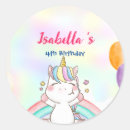 Search for happy birthday unicorn stickers Party