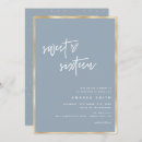 Recherche de dusty blue anniversaire invitations Parties scintillant