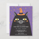 Recherche de black cat halloween invitations Chat noir