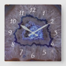 Recherche de geode bleu horloges Marbre