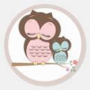 Search for owl couple stickers Blue