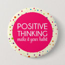 Search for positive thinking buttons Saying
