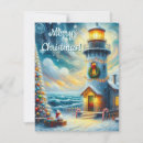 Search for lighthouse christmas cards Nautical