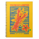 Search for lobster notebooks Playful illustration
