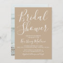 Recherche de neutral bridal shower invitations Beige
