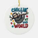 Search for autism ornaments Sloth