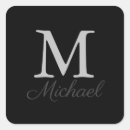 Recherche de léger autocollants Monogramme