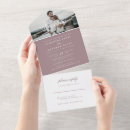 Search for mauve wedding invitations Typography