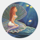Search for mermaid painting stickers Blue