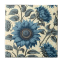 Search for blue floral pattern tiles Aesthetic
