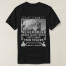 Recherche de tours jumelles tshirts 11 septembre