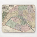 Recherche de cartes historiques tapis souris Rétro