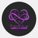 Search for silicon stickers Alzheimers awareness sayings