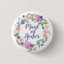Recherche de rose de femmes badges Maid of honor