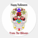Recherche de de calavera autocollants Halloween