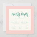 Search for retro rsvp wedding invitations Pink