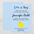 Recherche de canard jaune invitations Bleu