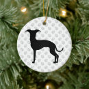 Search for dog silhouette ornaments Simple