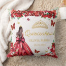 Search for quinceanera pillows Girly elegant modern stylish