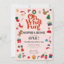 Search for oh what fun birthday invitations Girl