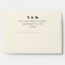 Search for monogrammed wedding envelopes Minimalist