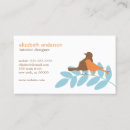 Recherche de orange et bleu cartes visite Artiste