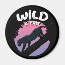 Search for black panther magnets Silhouette