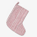 Recherche de rayures blanches chaussette de noël Rouge
