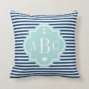 Search for navy blue and white stripes pillows Anchor