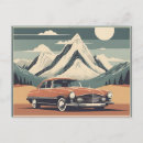 Search for 50s car postcards Americana