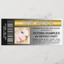 Search for vip pass birthday invitations Ticket