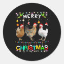 Search for santa chicken stickers Christmas tree