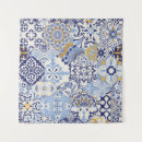 Search for colorful tapestries Blue