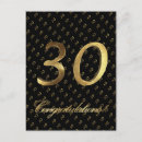 Search for 30th birthday invite postcards Elegant