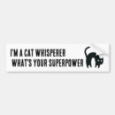 Search for superpower bumper stickers Cat lady