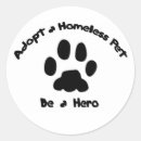 Search for homeless stickers Adopt