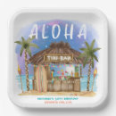 Recherche de tiki assiettes en papier Aloha