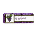 Search for grape return address labels Red