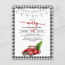 Search for red vintage truck invitations String lights