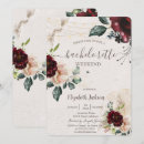 Search for burgundy bachelorette party invitations Flowers