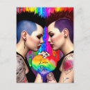 Recherche de lesbiennes cartes postales Arc en ciel