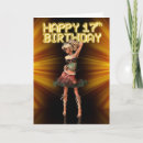 Search for girl 17 birthday cards 17th
