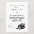 Search for writer invitations Vintage